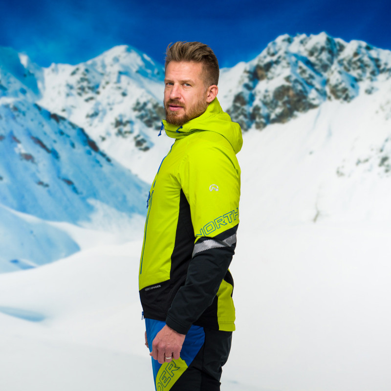 pánska bunda ski-touring polartec® alpha direct SOKOLEC green